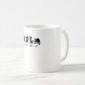 Un Deux Trois Cat Kaffeetasse (VorderseiteRechts)