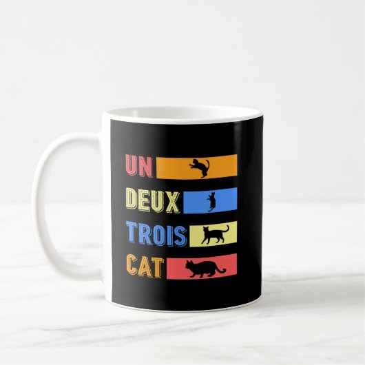 Un Deux Trois Cat Kaffeetasse (Links)