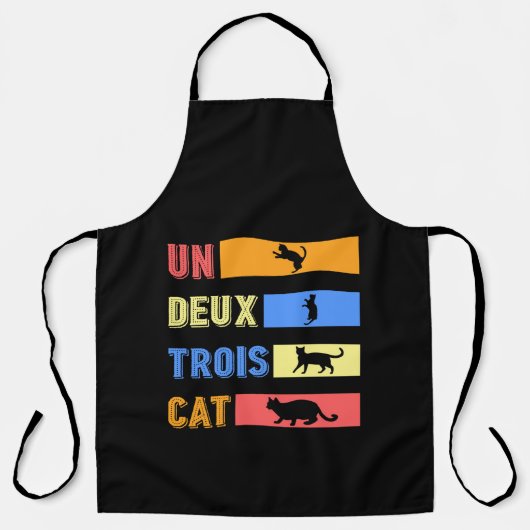 Un Deux Trois Cat Schürze (Vorderseite)