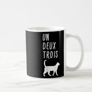 Un Deux Trois Cat Shirt Funny French Teacher Gift Kaffeetasse