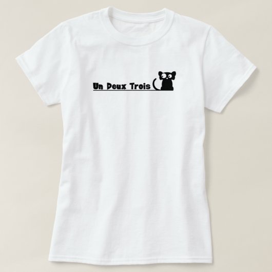 Un Deux Trois Cat T-Shirt (Design vorne)