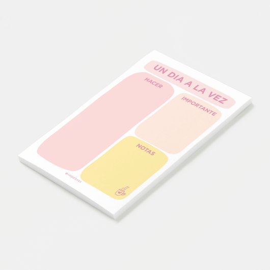 Un Día a la Vez - Post-it Notes Klebezettel (angewinkelt)