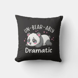 Un-erträglich Dramatisch - Süßes trauriges Panda W Kissen