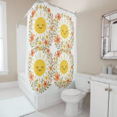 un & Floral Frame Duschvorhang (Beispiel)