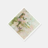 Un Frogettable Serviette (Ecke)