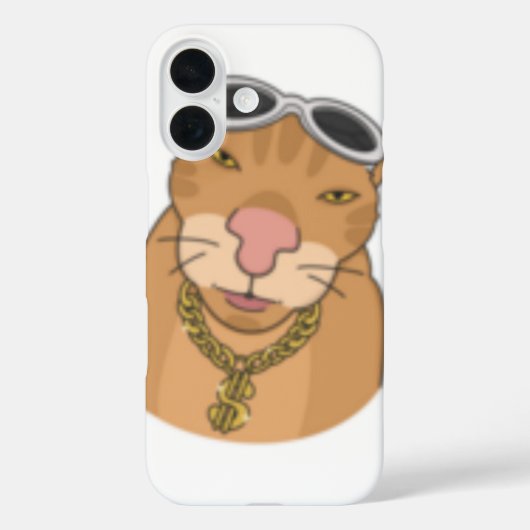 un gato rapero Case-Mate iPhone hülle (Rückseite)