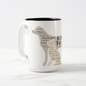 Un gato y un perro Tasse (Vorderseite Links)