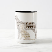 Un gato y un perro Tasse (Mittel)