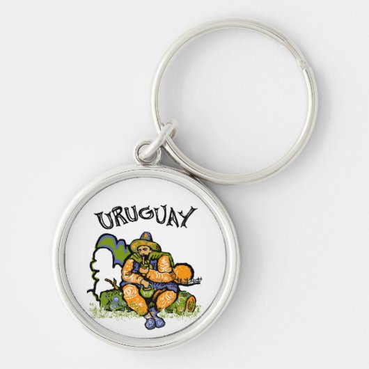 un Gaucho URUGUAY Schlüsselanhänger (Vorne)