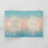 Un merci tendre aux couleurs d’aube karte (Innenseite)