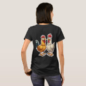 Un-pick-ierbare Küken T-Shirt (Schwarz voll)