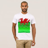 UN-Preisträger feiern Welsh Flag T-Shirt (Vorne ganz)