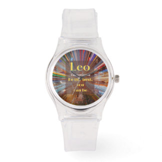  Un reloj- signo astrológico Leon/Leona Armbanduhr