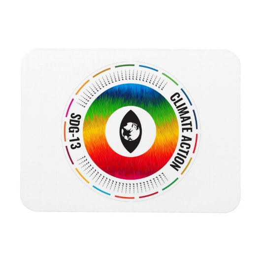 UN SDG Global Goals Climate Action Magnet (Horizontal)