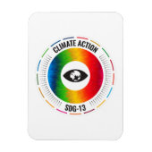 UN SDG Global Goals Climate Action Magnet (Vertikal)