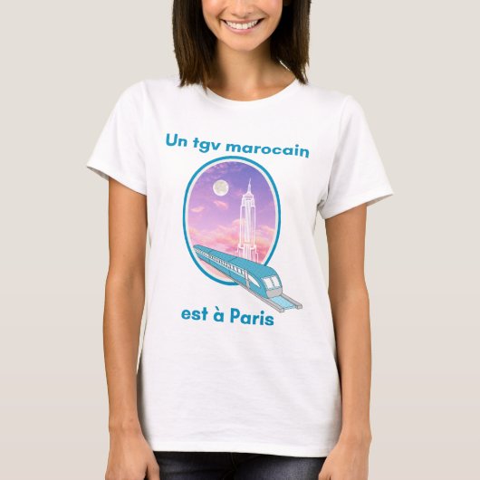 Un TGV Marocain Funny Marokko Football T - Shirt (Vorderseite)