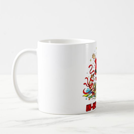 Un-wraportunate: Santa’s Gift Unleashed Kaffeetasse (Links)