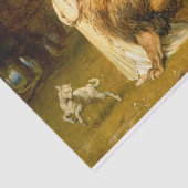 Una and Lion from Spensers Fee Queene - Riviere Seidenpapier (Ausschnitt)