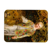 Una and the Lion, 1860 von William Bell Scott Magnet (Horizontal)