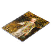 Una and the Lion, 1860 von William Bell Scott Notizblock (Linke Seite)