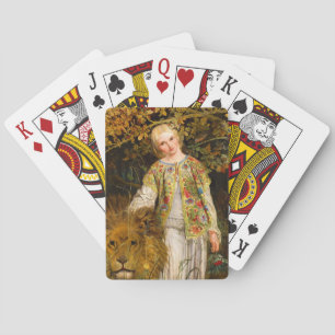 Una and the Lion, 1860 von William Bell Scott Spielkarten