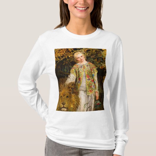 Una and the Lion, 1860 von William Bell Scott T-Shirt (Vorderseite)