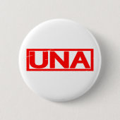 Una Briefmarke Button (Vorderseite)