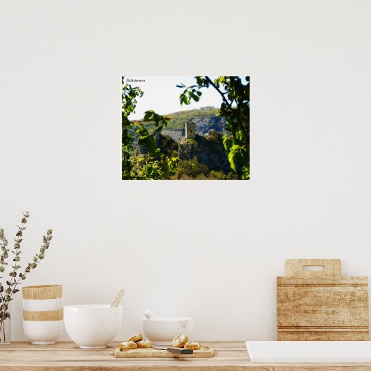 Una cornice, una Torre. Poster (Küche)