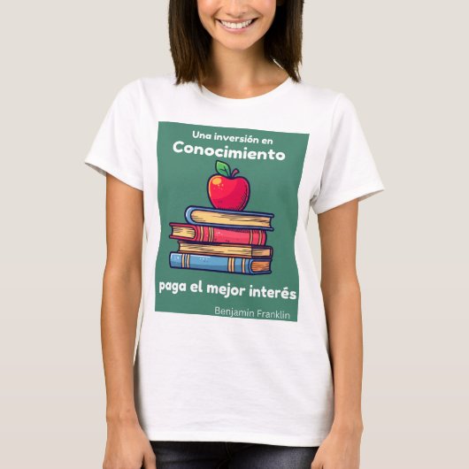 una inversion en conocimiento paga el mejor intern T-Shirt (Vorderseite)
