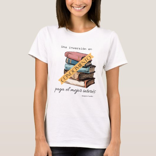 una inversion en conocimiento paga el mejor intern T-Shirt (Vorderseite)