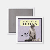 "Una" Kühlschrank Magnet (Vorderseite/Rückseite)