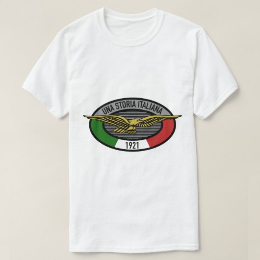 Una Storia Italiana Moto Guzzi T-Shirt (Design vorne)