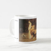 Una und die Löwe-Tasse Kaffeetasse (Vorderseite Links)