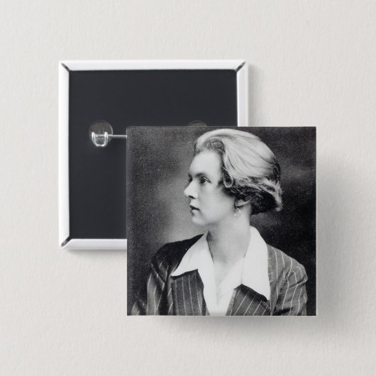 Una Vincenzo, Dame Troubridge, c.1915 Button (Vorne & Hinten)