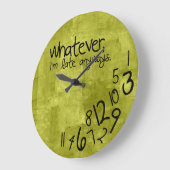 unabhängig große wanduhr (Winkel)