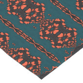 Unabhängig in Orange und Green Kurzer Tischläufer (Ecke)