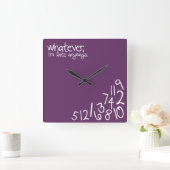 unabhängig quadratische wanduhr (Zuhause)