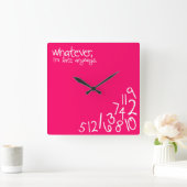 unabhängig quadratische wanduhr (Zuhause)