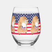 UNABHÄNGIG - Rotes Chow Weinglas Ohne Stiel (Vorderseite)