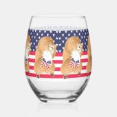 UNABHÄNGIG - Rotes Chow Weinglas Ohne Stiel (Rechts)