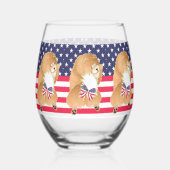 UNABHÄNGIG - Rotes Chow Weinglas Ohne Stiel (Links)