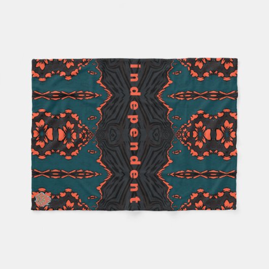 Unabhängig und stolz fleecedecke (Vorderseite (Horizontal))