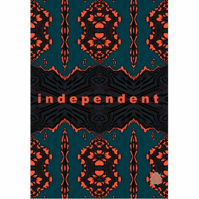 Unabhängig und stolz freistehende fotoskulptur  (Vorne)