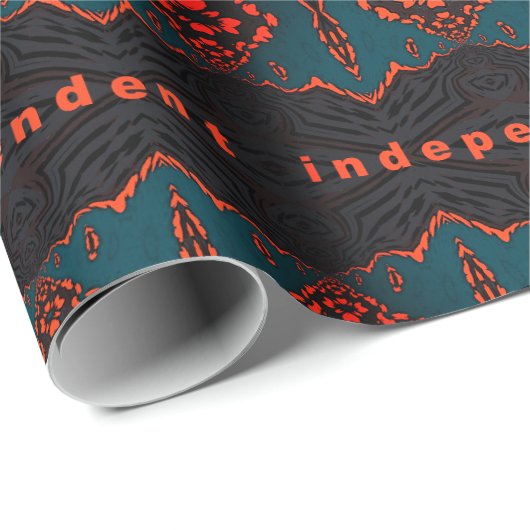 Unabhängig und stolz! geschenkpapier (Rolleneckpunkt)