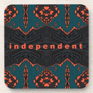 Unabhängig und stolz getränkeuntersetzer