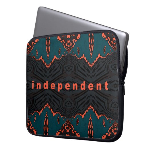 Unabhängig und stolz! laptopschutzhülle (Vorderseite Links)