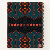 Unabhängig und stolz! notizbuch (Rückseite)