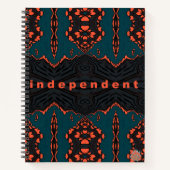 Unabhängig und stolz! notizbuch (Vorderseite)