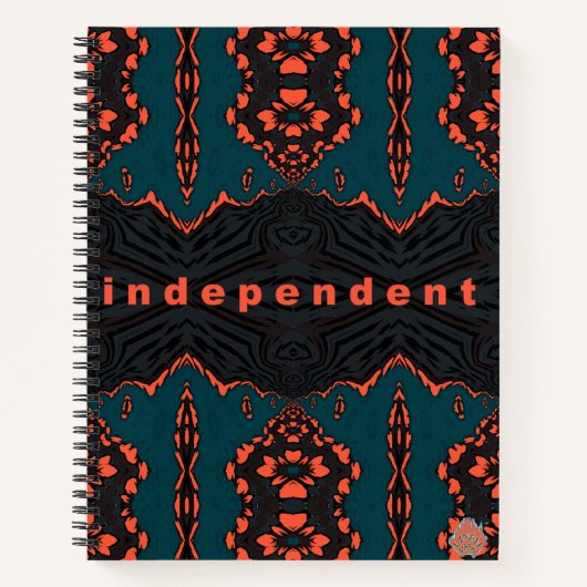 Unabhängig und stolz! notizbuch (Vorderseite)