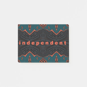 Unabhängig und stolz! post-it klebezettel